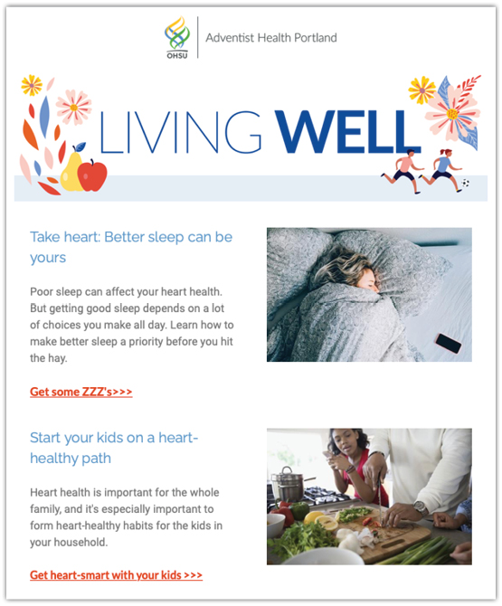 Living Well e-newsletter